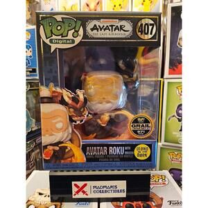 Funko Pop! Digital Avatar Last Airbender Avatar Roku w/Dragon GRAIL 971pcs GLOW